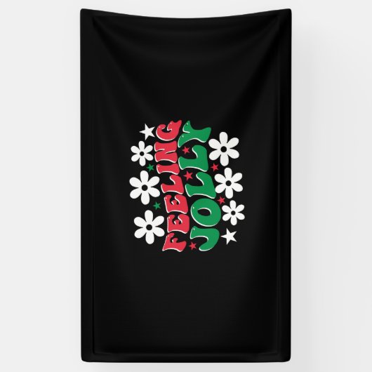 クリスマス感じギフトすてき 横断幕 (縦)