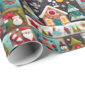 クリスマス感じテーマ包装紙 ラッピングペーパー (ロールコーナー)