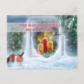 クリスマス感動的引用文「スマイル」 ポストカード (正面)