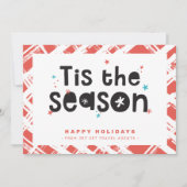 クリスマス感謝していのビジネスおもしろいがシーズン引用文 招待状 (正面)