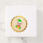 クリスマス感謝してい小妖精や小人ユー フェイバータグ (インサイチュ)