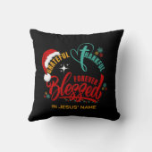 クリスマス感謝のクリスチャン賛美スタン クッション (裏面)