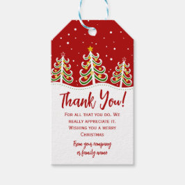 クリスマス感謝の気持ち ギフトタグ