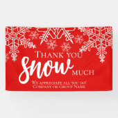 クリスマス感謝の雪 横断幕 (横)