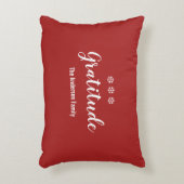 クリスマス感謝カスタム赤アクセント枕 アクセントクッション (正面(垂直))