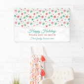 クリスマス感謝スノーフレーク 横断幕 (インサイチュ)