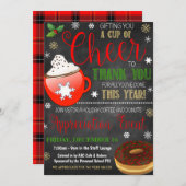 クリスマス感謝招待状 招待状 (正面/裏面)