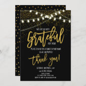 クリスマス感謝招待状、社内パーティー 招待状 (正面/裏面)