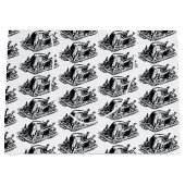 クリスマス感謝祭ヴィンテージトルコ ラージペーパーバッグ (正面)