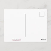 クリスマス懸命キャンディースポストカード ポストカード (裏面)