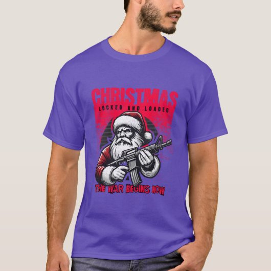 クリスマス戦争家族 Tシャツ (正面)