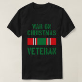 クリスマス戦争退役軍人 Tシャツ (デザイン正面)