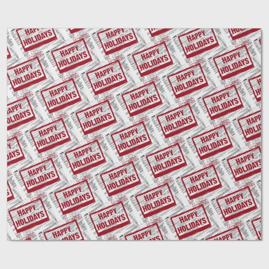 クリスマス所得税型枠包装紙 ラッピングペーパー (フラット)