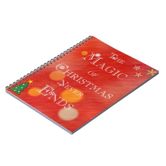 クリスマス手帳魔法 ノートブック (左側)