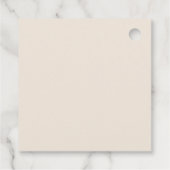 クリスマス手描き ブライダルシャワー フェイバータグ (裏面)