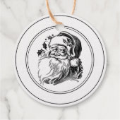 クリスマス承認のサンタシール フェイバータグ (裏面)