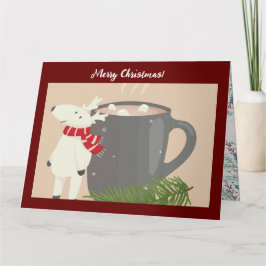 クリスマス折り畳みグリーティングカード カード