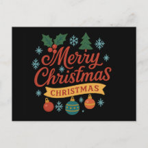 クリスマス折り畳みホリデーカード