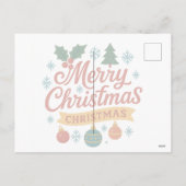 クリスマス折り畳みホリデーカード シーズンポストカード (裏面)