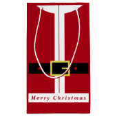 クリスマス抱き枕サンタギフトのためにあなたおもしろい- スモールペーパーバッグ (裏面)