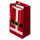 クリスマス抱き枕サンタギフトのためにあなたおもしろい- スモールペーパーバッグ (正面アングル)