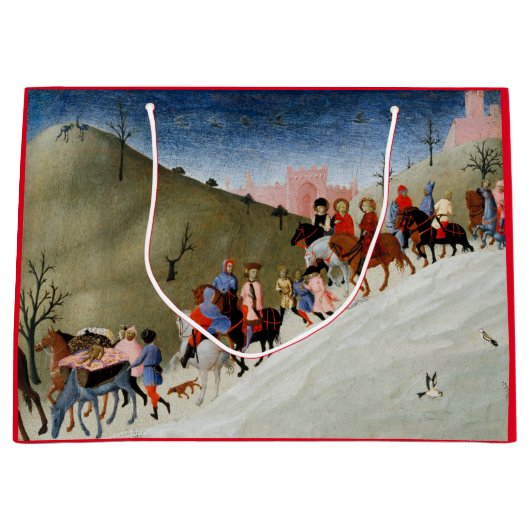 クリスマス抱き枕ザ・ジャーニー・オブ・ザ・マギ ラージペーパーバッグ (正面)