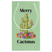 クリスマス抱き枕スモールメリー- Cactmus スモールペーパーバッグ (裏面)