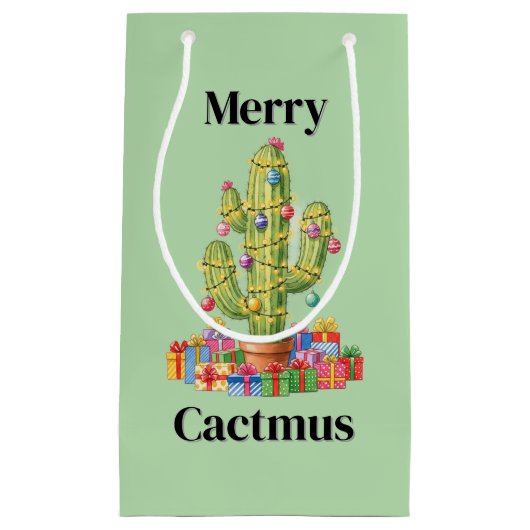 クリスマス抱き枕スモールメリー- Cactmus スモールペーパーバッグ (正面)