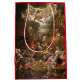 クリスマス抱き枕ドイツのルネッサンス ミディアムペーパーバッグ (正面)