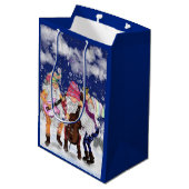 クリスマス抱き枕ハッピー格言ミュージックバンド ミディアムペーパーバッグ (裏面アングル)