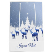 クリスマス抱き枕ブルーディアジョユーヌール ミディアムペーパーバッグ (裏面)