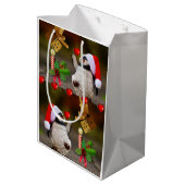 クリスマス抱き枕ペンギン ミディアムペーパーバッグ (裏面アングル)