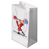 クリスマス抱き枕ボディビルダーSanta with Gift スモールペーパーバッグ (正面アングル)