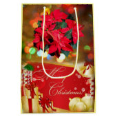 クリスマス抱き枕メリークリスマス ミディアムペーパーバッグ (裏面)