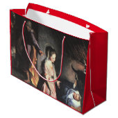 クリスマス抱き枕ルネッサンス出生 ラージペーパーバッグ (裏面アングル)