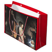 クリスマス抱き枕ルネッサンス出生 ラージペーパーバッグ (正面アングル)