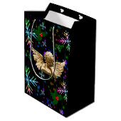 クリスマス抱き枕天使 ミディアムペーパーバッグ (裏面アングル)