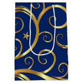 クリスマス抱き枕威厳のあるスワーズジョユーヌール ミディアムペーパーバッグ (裏面)