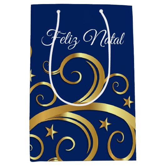 クリスマス抱き枕威厳のあるスワーズフェリズナタール ミディアムペーパーバッグ (正面)