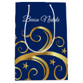 クリスマス抱き枕威厳のあるスワーズブオンナターレ ミディアムペーパーバッグ (正面)