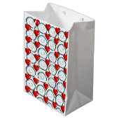 クリスマス抱き枕雪だるま ミディアムペーパーバッグ (正面アングル)