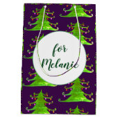 クリスマス抱き枕 ミディアムペーパーバッグ (裏面)