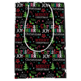 クリスマス抱き枕 ミディアムペーパーバッグ