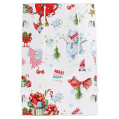 クリスマス抱き枕 ミディアムペーパーバッグ (裏面)