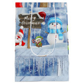 クリスマス抱き枕 ミディアムペーパーバッグ (裏面)