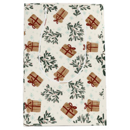 クリスマス抱き枕 ミディアムペーパーバッグ