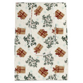 クリスマス抱き枕 ミディアムペーパーバッグ (裏面)