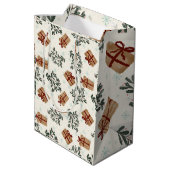 クリスマス抱き枕 ミディアムペーパーバッグ (裏面アングル)