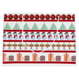 クリスマス抱き枕 ラージペーパーバッグ