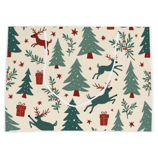 クリスマス抱き枕 ラージペーパーバッグ (正面)